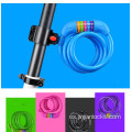 Amazon Hot Sale PVC Combination Cable Lock Bicyche